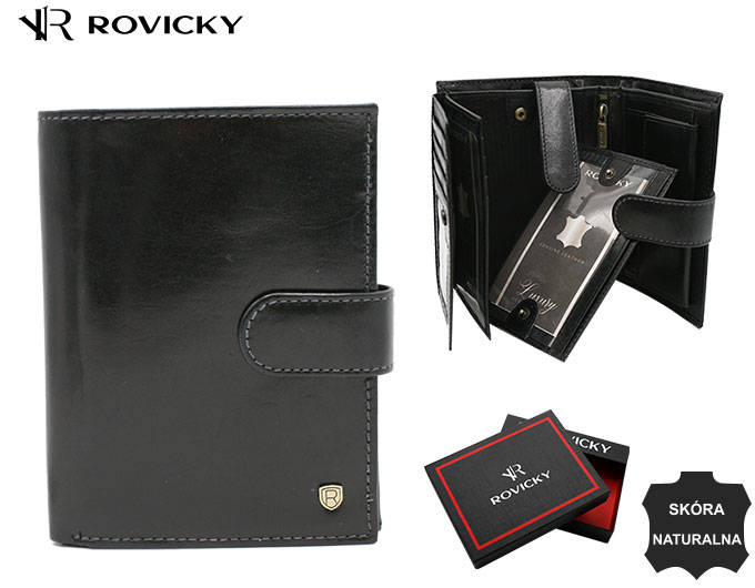 Vyriška odinė piniginė Rovicky RV133