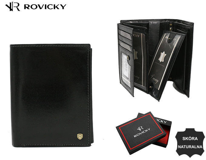 Vyriška odinė piniginė Rovicky RV132