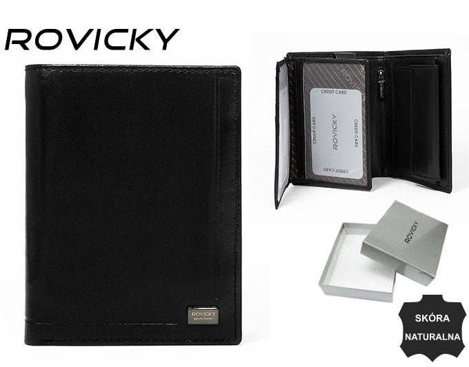 Vyriška odinė piniginė Rovicky RV75