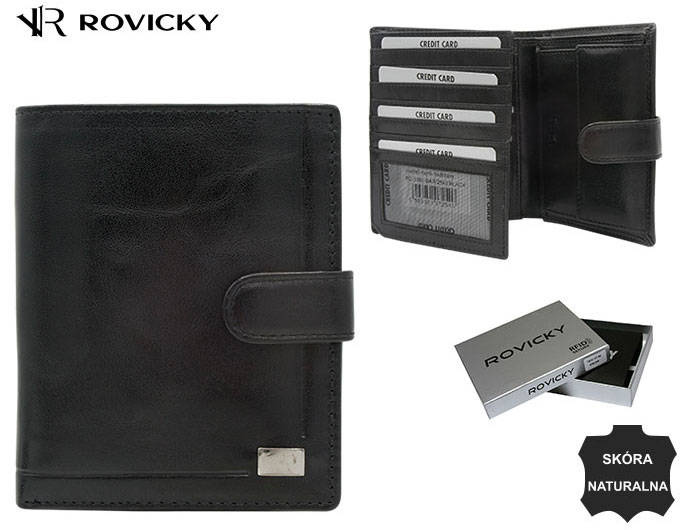 Vyriška odinė piniginė Rovicky RV121