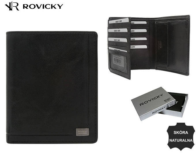 Vyriška odinė piniginė Rovicky RV120