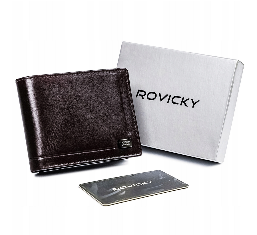 Vyriška odinė piniginė Rovicky RV71