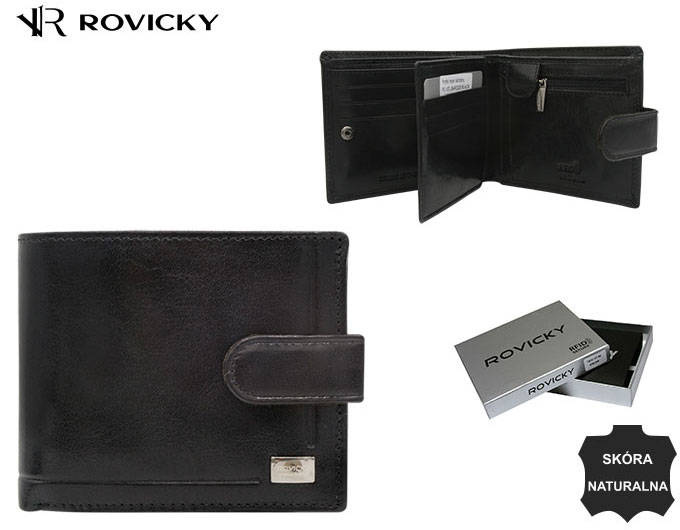 Vyriška odinė piniginė Rovicky RV119