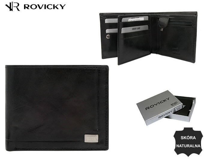 Vyriška odinė piniginė Rovicky RV118