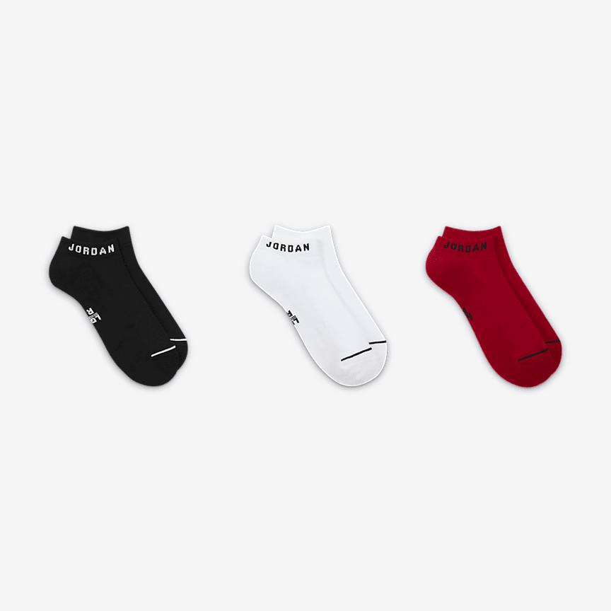 Jordan Everyday No-Show Dri-Fit Kojinės (3 Poros) - Dydis L (DX9656-902 Kojinės)