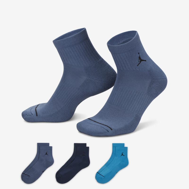 Jordan Everyday Ankle Dri-Fit Kojinės (3 Poros) - Dydis M (DX9655-907 Kojinės)