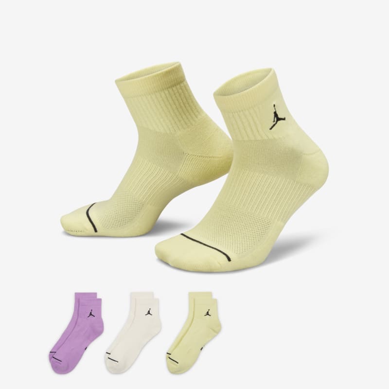 Jordan Everyday Ankle Dri-Fit Kojinės (3 Poros) - Dydis S (DX9655-908 Kojinės)