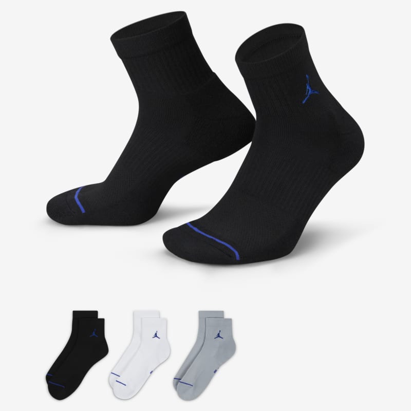 Jordan Everyday Ankle Dri-Fit Kojinės (3 Poros) - Dydis XL (DX9655-904 Kojinės)
