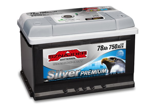 Akumuliatorius 12V 78Ah 750A Sznajder Silver Premium 57845