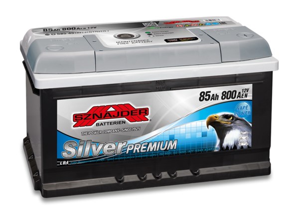 Akumuliatorius 12V 85Ah 800A Sznajder Silver Premium 58545