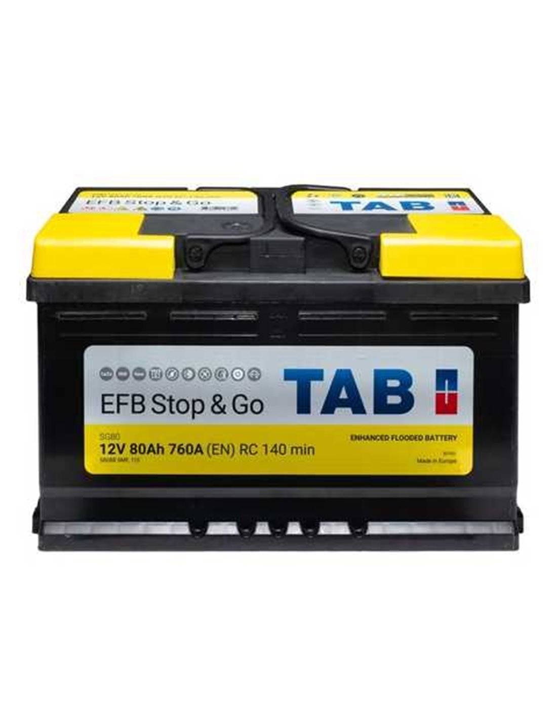 TAB EFB akumuliatorius 12V 80Ah 760A