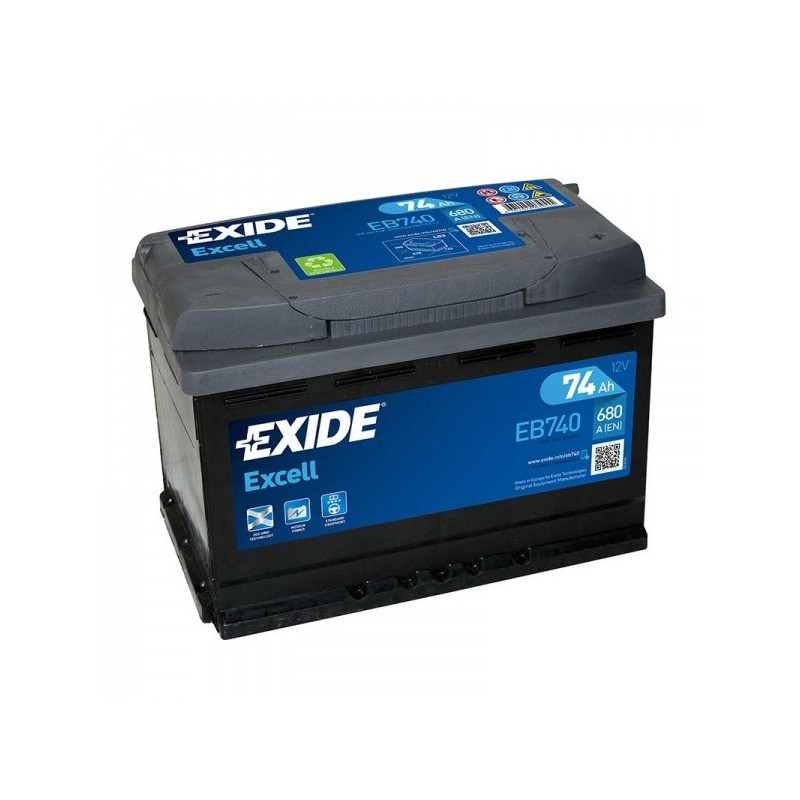 EXIDE 74AH 680A