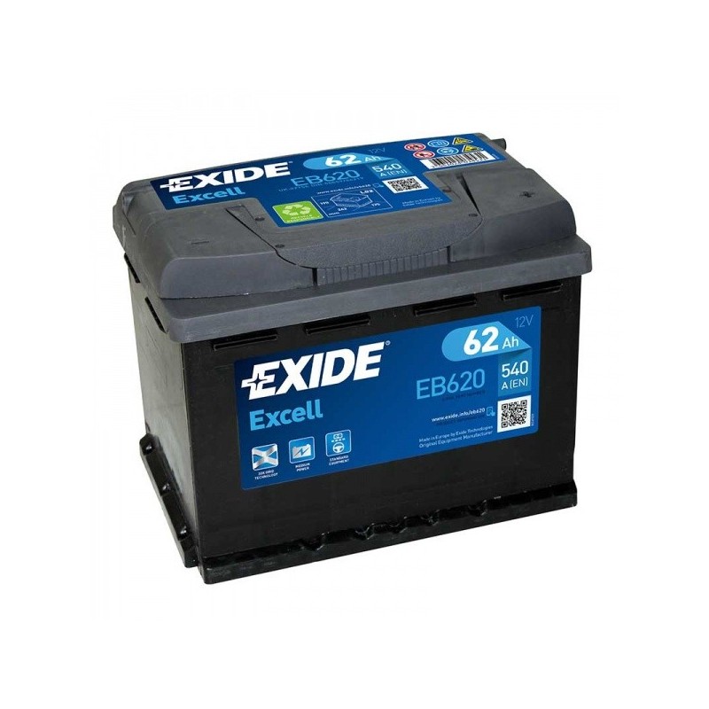 EXIDE 62AH 540A