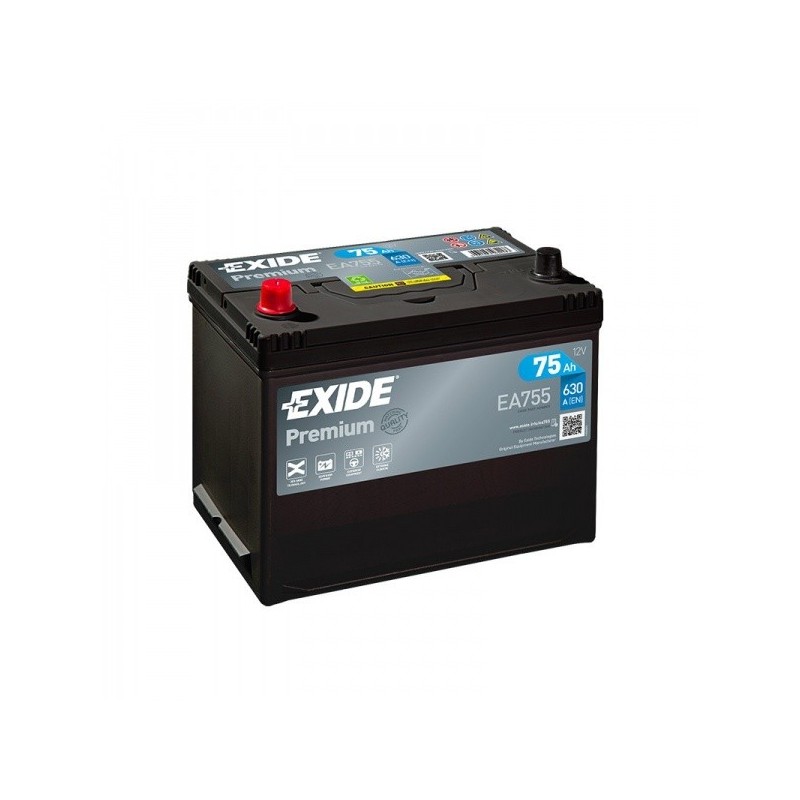 EXIDE 75AH 630A