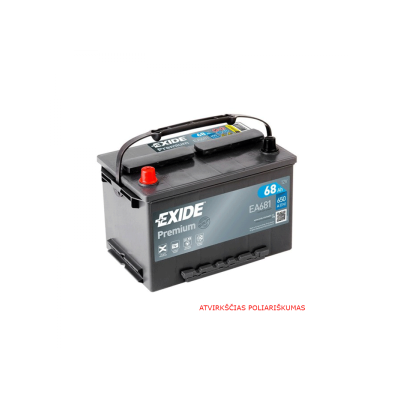 EXIDE 68AH 650A