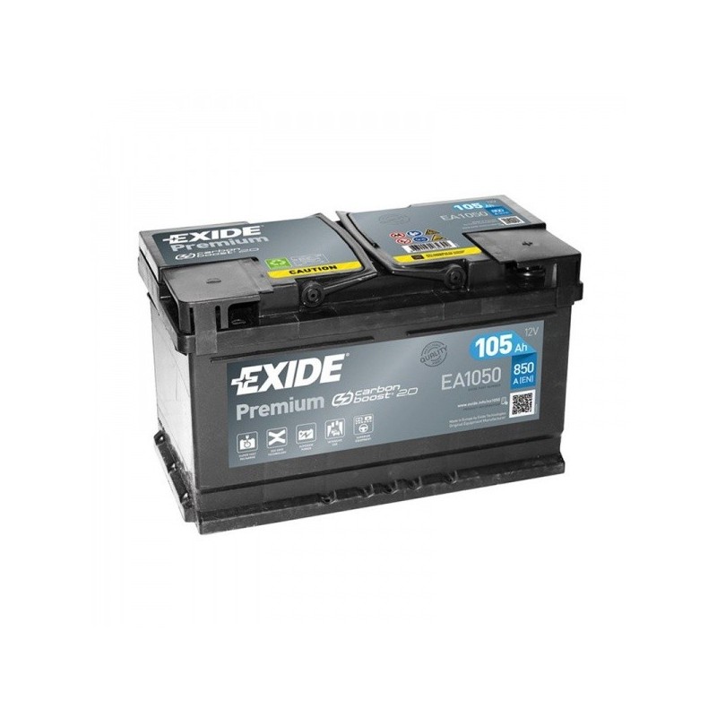 EXIDE 105AH 850A