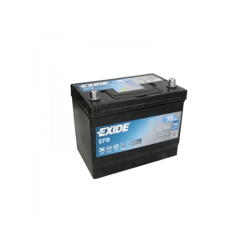 EXIDE 75AH 750A