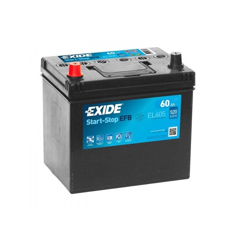 EXIDE 60AH 520A