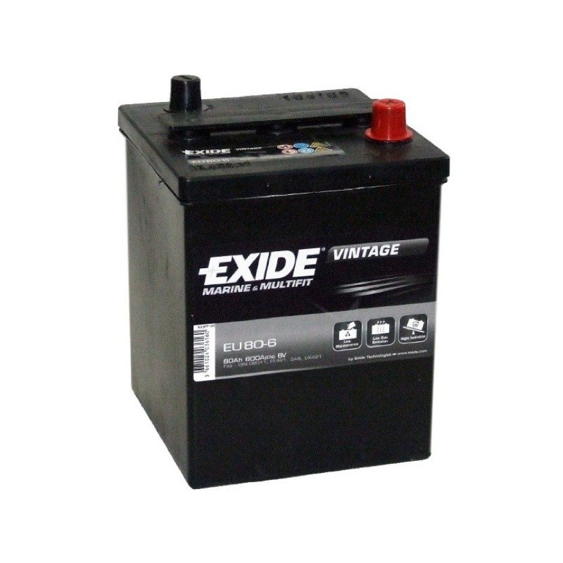 EXIDE 80AH 600A