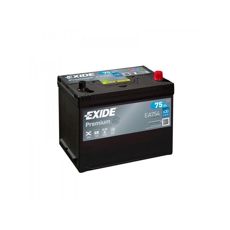 EXIDE 75AH 630A