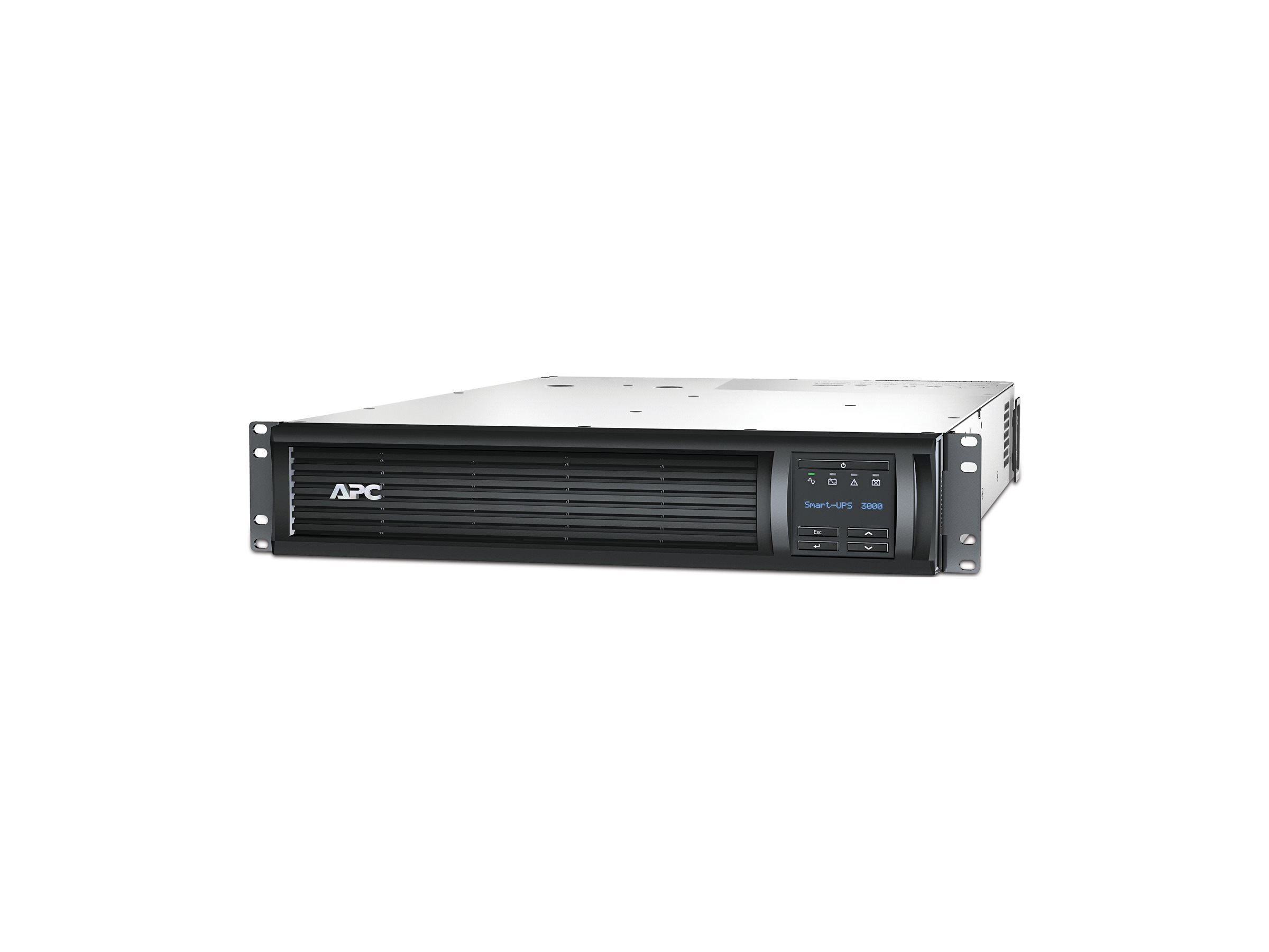 Nepertraukiamo maitinimo šaltinis Schneider Electric SMT3000RMI2UC, Rackmount 2U, SmartConnect prievadas + SmartSlot, AVR, LCD
