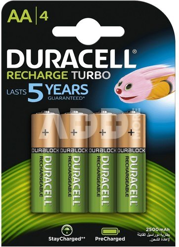 Įkraunamos Baterijos Duracell R6 AA HR6 MIGNON 2500mAh NiMH 4B