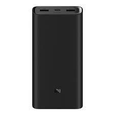 Išorinė baterija XIAOMI 20000 mAh, juodas