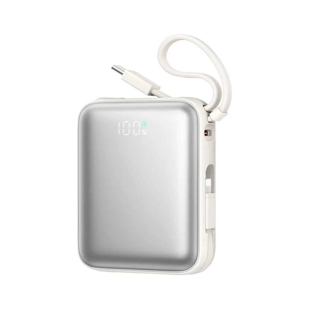 Išorinė baterija Power Bank Joyroom JR-PBF27 22.5W Mini 10000mAh balta
