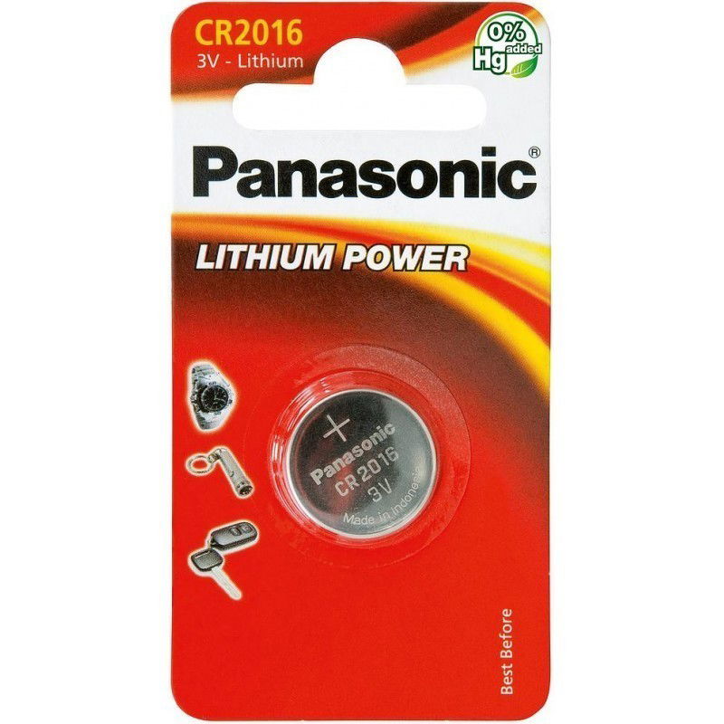 "Panasonic CR2016-1BB" lizdinė pakuotė 1 vnt.