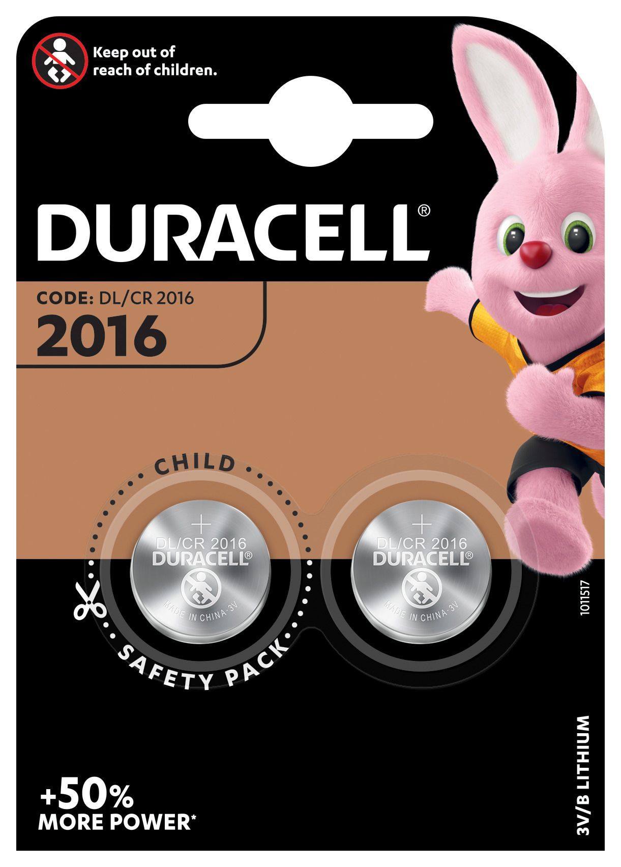 DURACELL DL2016 LIZDINĖ PLOKŠTELĖ 2VNT.