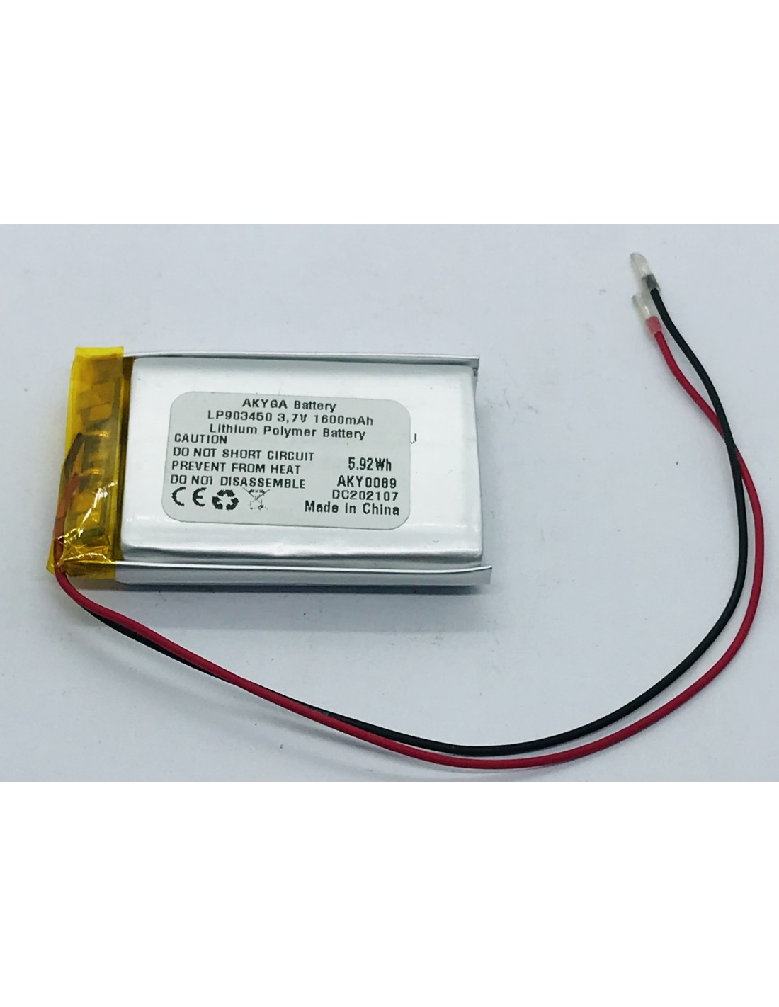 Li-polimer (903450) 1600mAh 3,7V