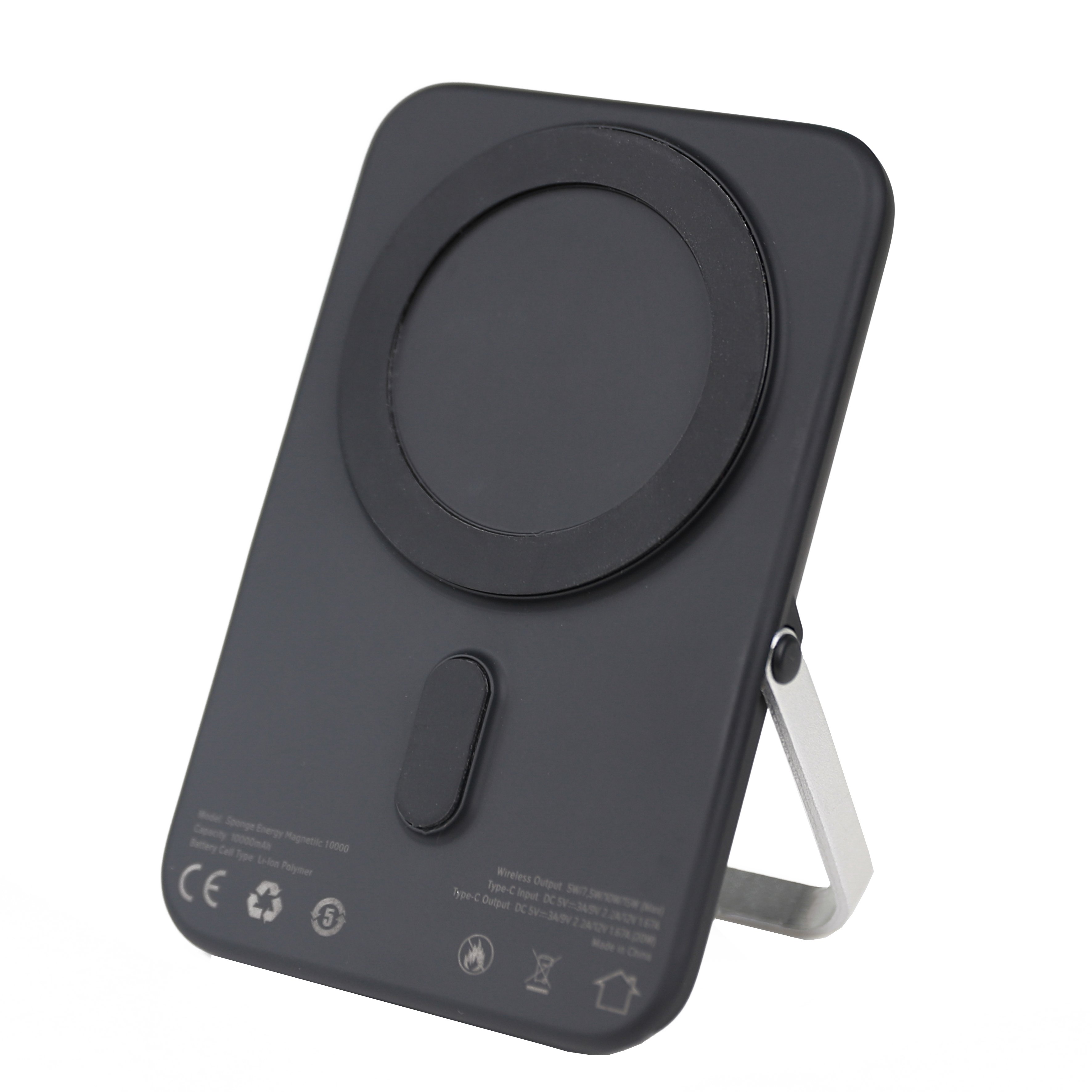 Sponge  Energy Magnetic 10000 Black (10000mAh) Wireless 15 W