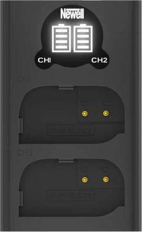 Camera charger Newell Two channel loader Newell DL-USB-C DMW-BLK22 to Panasonic LUMIX S5, GH5, G9