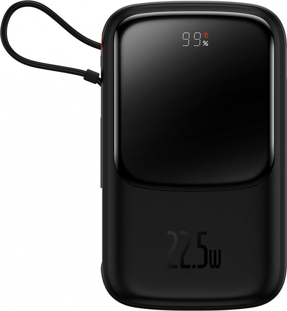 Powerbank Baseus Qpow Digital Display USB-C 10000mAh Black