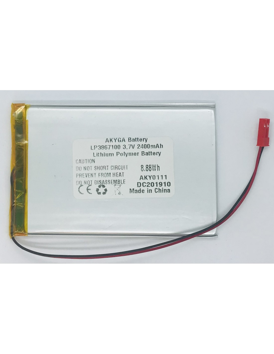Li-polimer (3867100) 2400mAh
