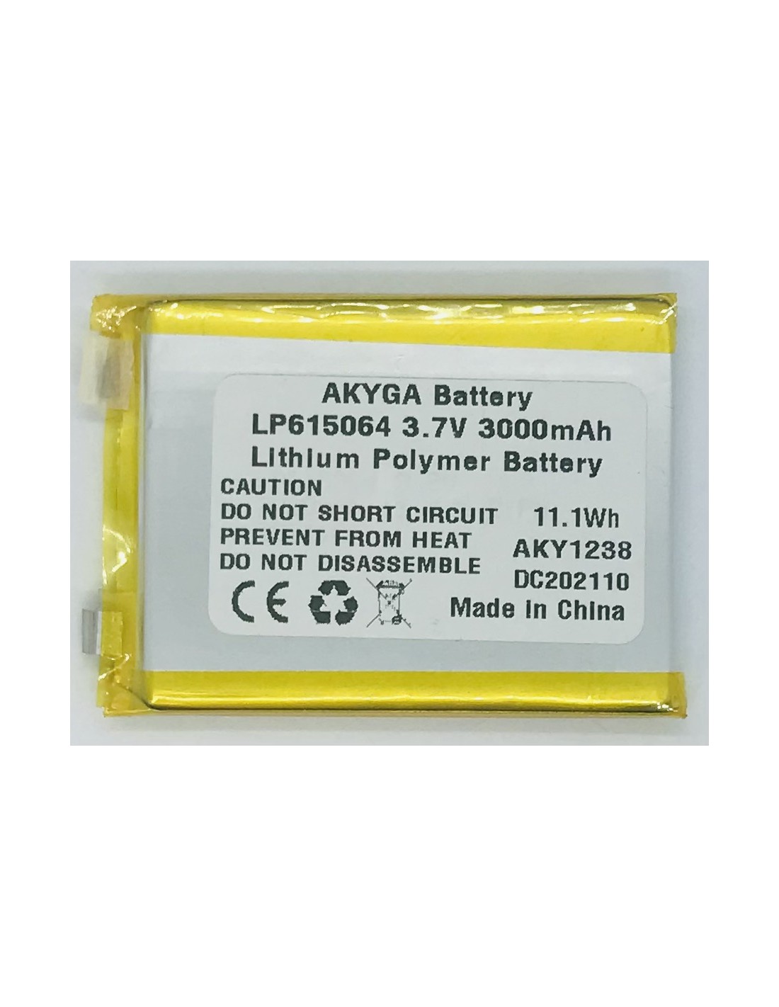 Li-polimer  (615064) 3000mAh 3,7V