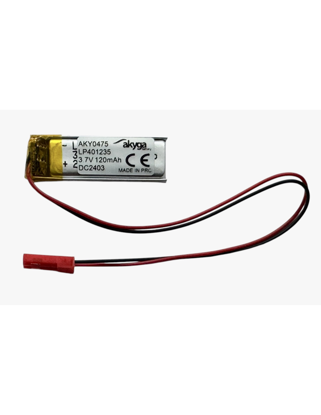 Li-polimer (401235) 120mAh 3,7V