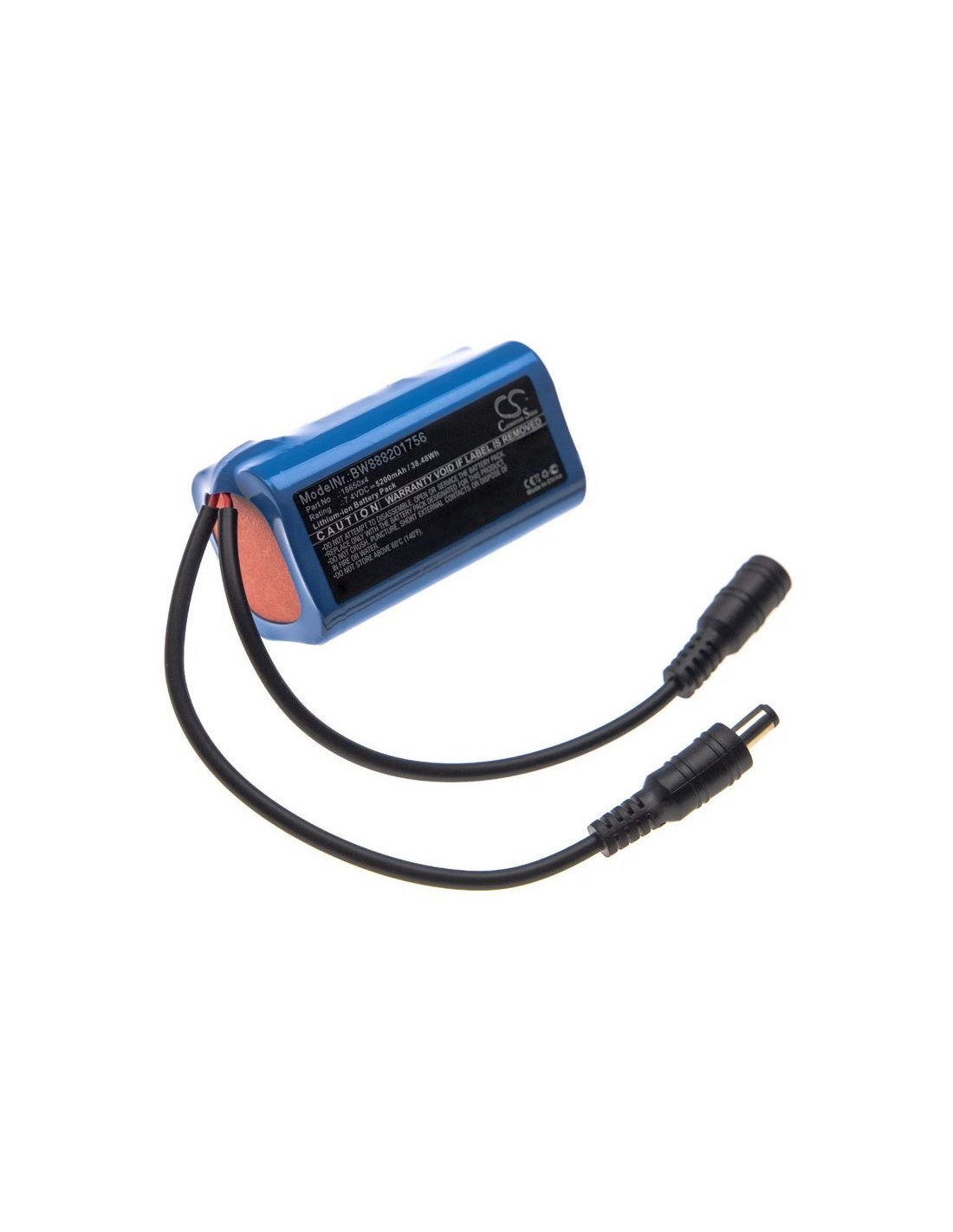 Akumuliatorius dėl XML T6 LED 5200mAh 7,4V