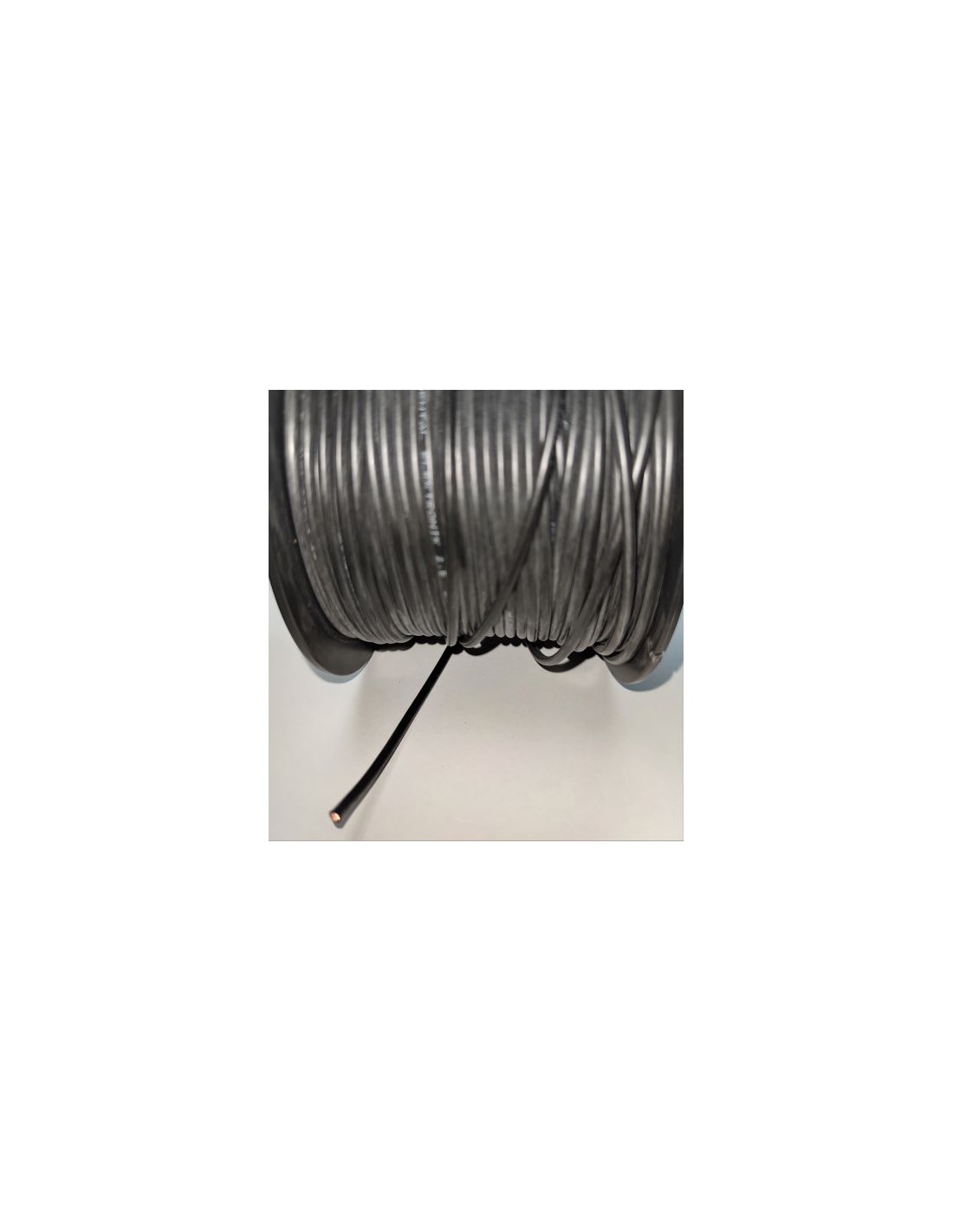 Silikoninis laidas 3,1mm / 2,5mm² (juodas)