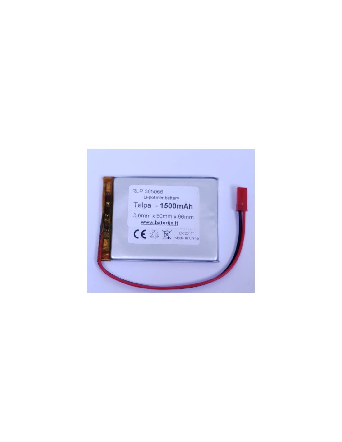 Li-polimer (365066) 1500mAh
