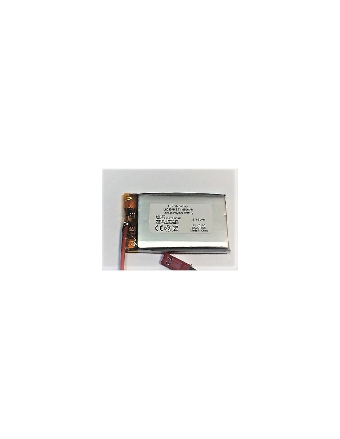 Li- polimer (603048) 850mAh 3,7V