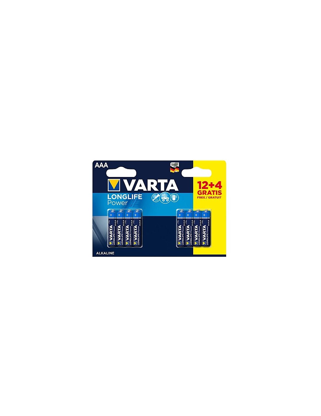 Varta Longlife baterija 4903  16vnt