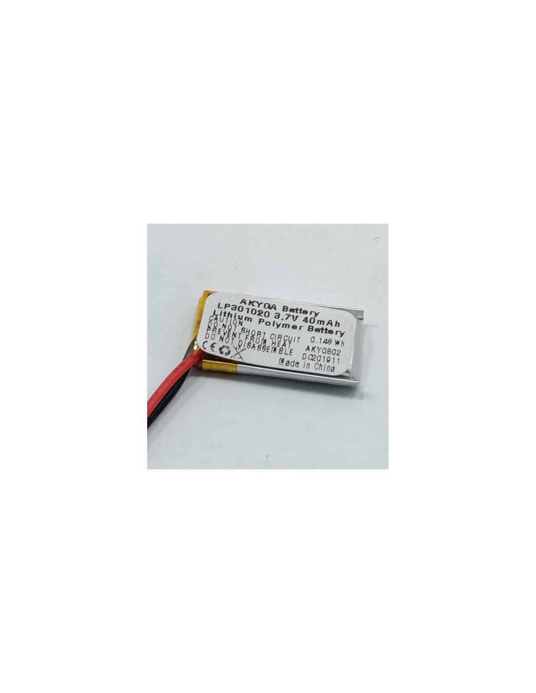 Li-polimer (301020) 40mAh