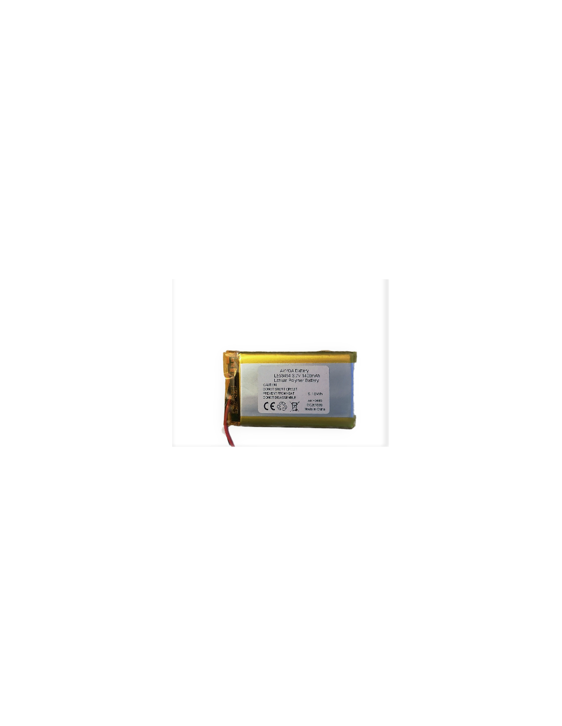Li-polimer (653454) 1400mAh