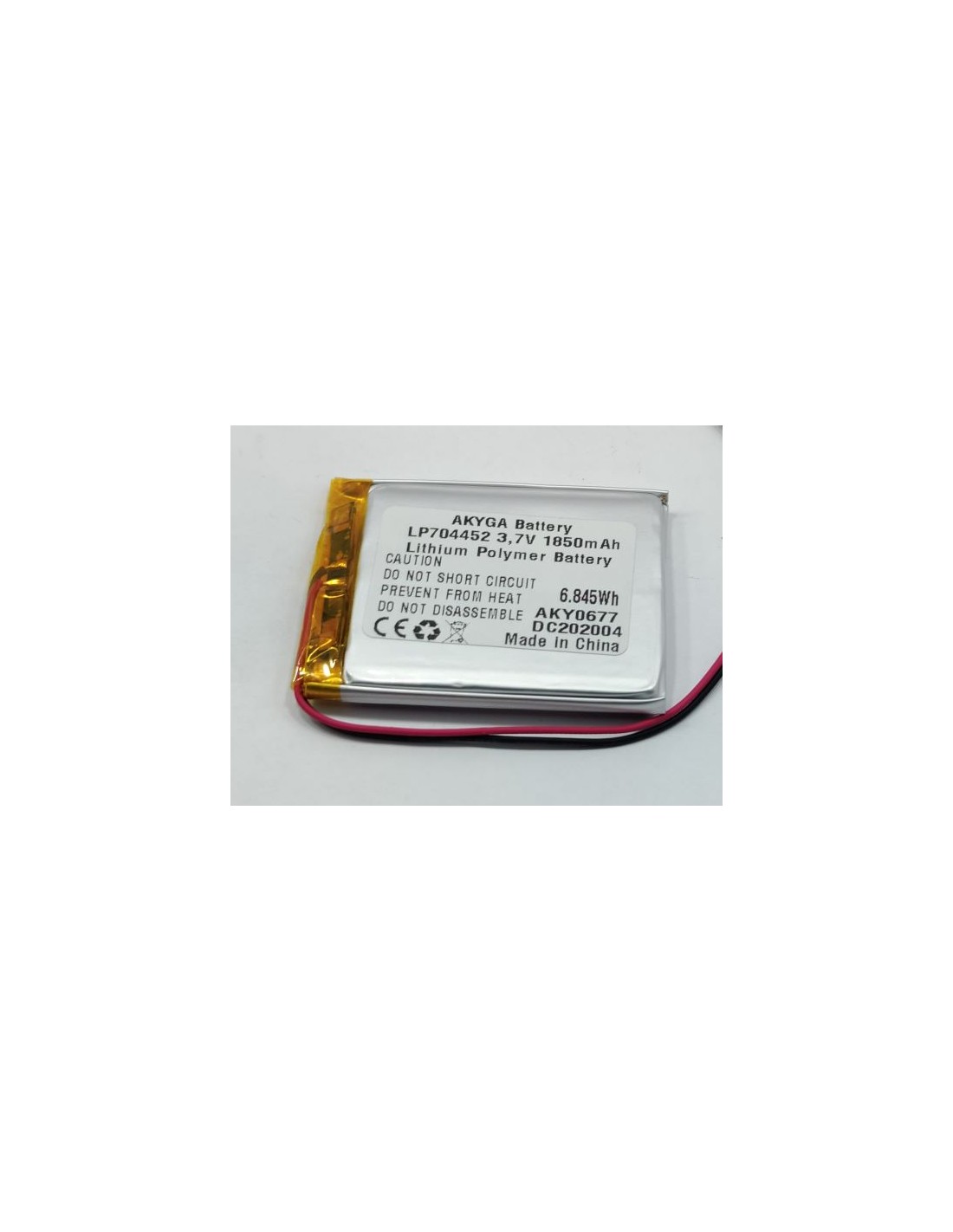 Li-polimer (704452) 1850mAh 3,7V