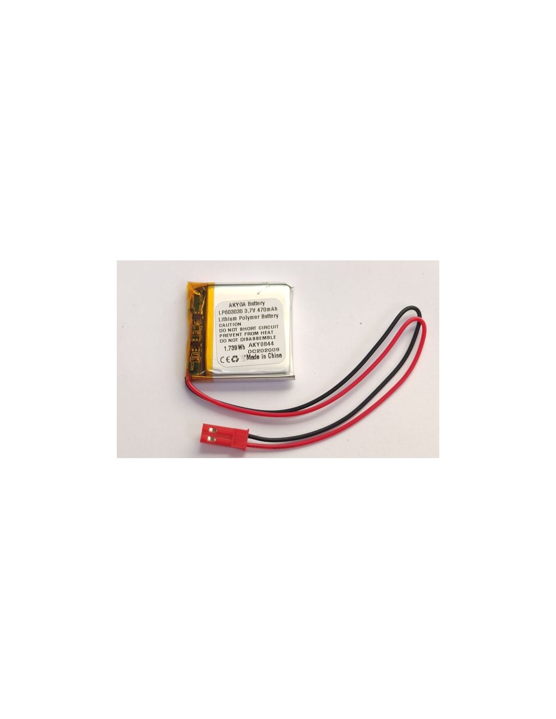 Li-polimer ( 603030 ) 470mAh 3,7V