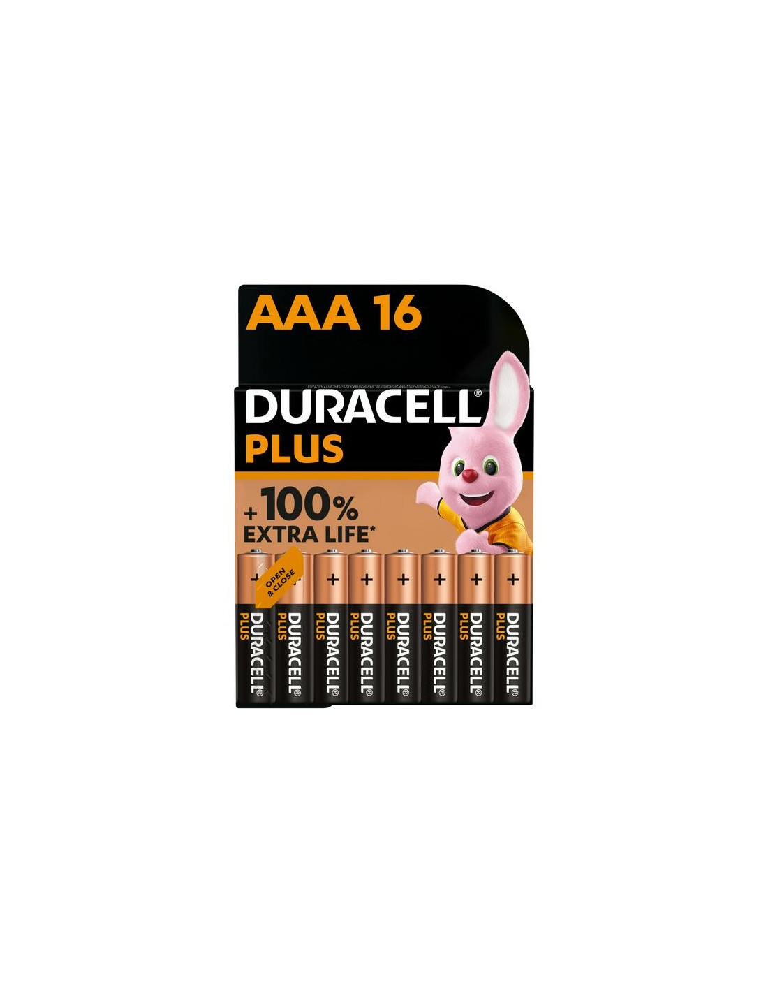 Duracell Plus 100% LR3 (16vnt)