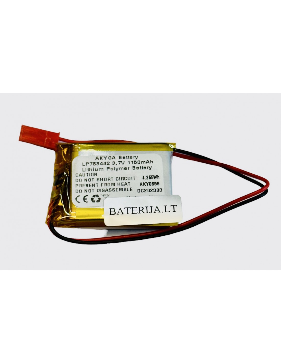 Li-polimer (783442) 1150mAh