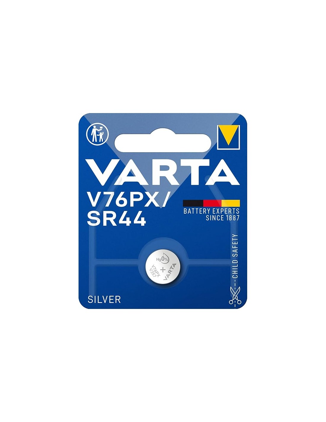 Varta 4075 baterija V76PX 357 SR44