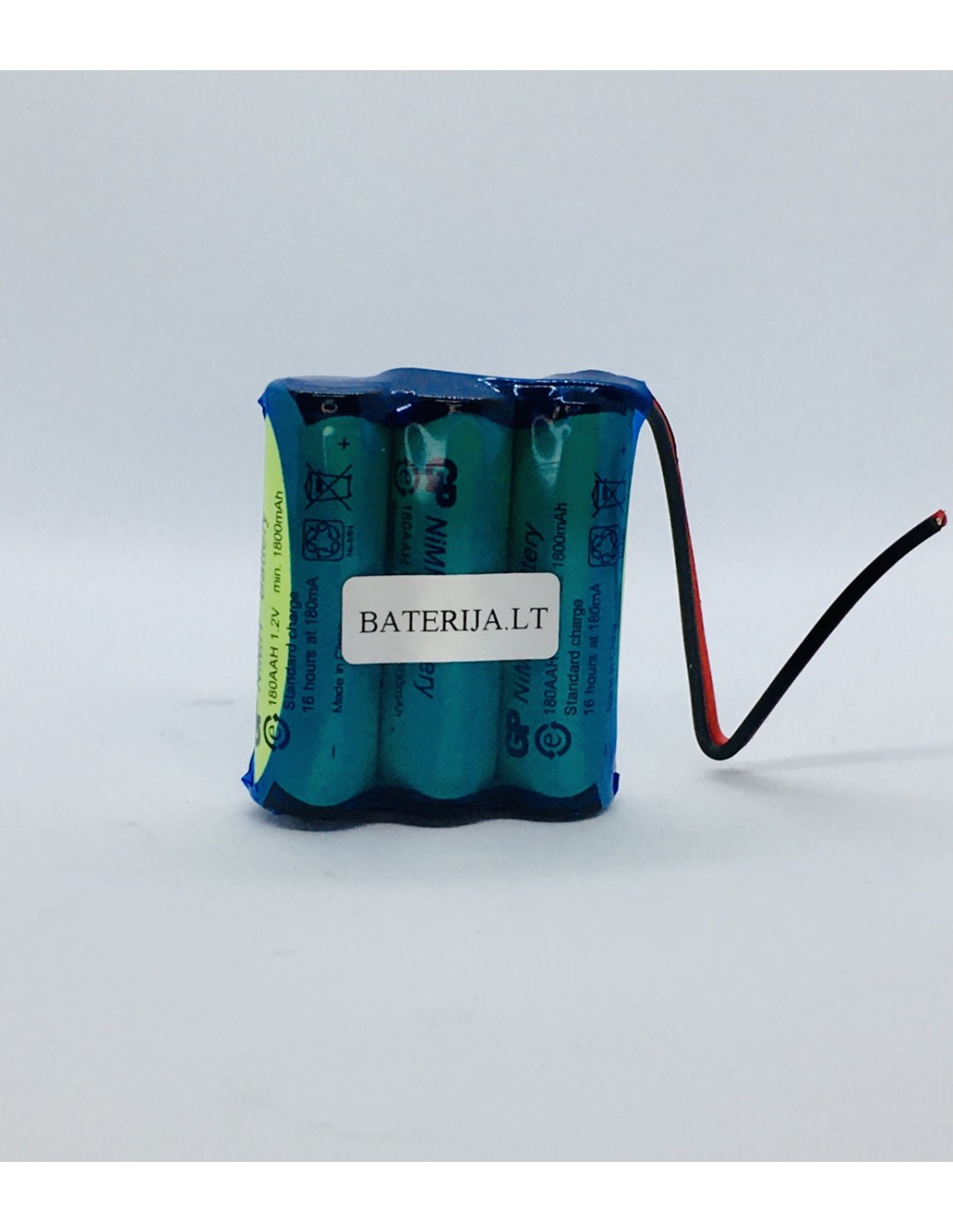 Akumuliatorių paketas Ni-Mh AA 1800mAh 3,6 (H)